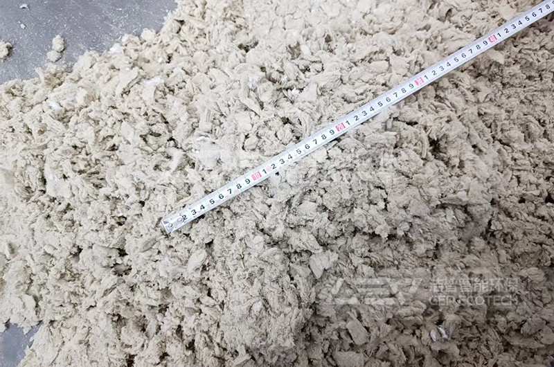 岩棉破碎后成品