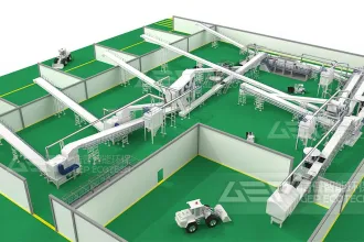 建筑装修垃圾轻物质处理工艺:解锁“废料变资源”的关键一环