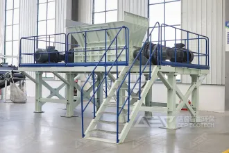 一套时产30吨焚化炉预破碎设备多少钱？大件/生活垃圾专用方案