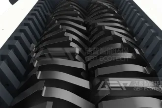 智能固废终结者--双轴撕碎机