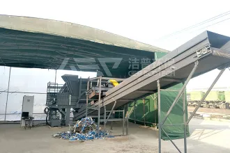 大型生活垃圾处理设备流程工艺介绍