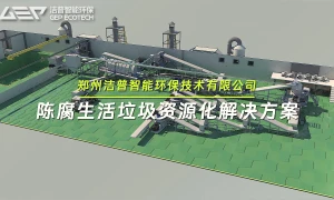 陈腐生活垃圾资源化解决方案演示动画