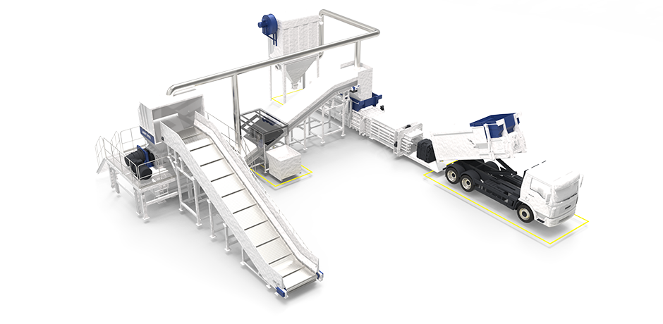 大件垃圾破碎减容