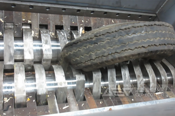 山东轮胎粉碎生产线项目