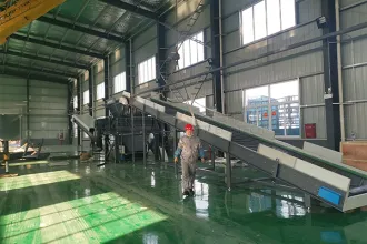 点赞洁普智造!淮安大件垃圾处置项目一次性通过正式验收