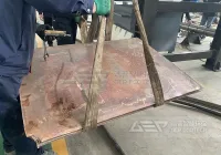 可以切割10毫米厚铜板的双转子撕碎机