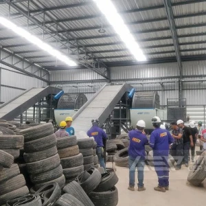 东南亚废旧轮胎破碎裂解处置项目