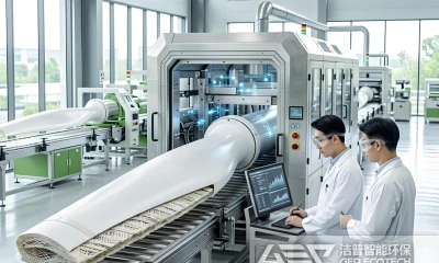 从“退役叶片”到“再生资源”：洁普环保用三级破碎工艺打通风电回收最后一公里