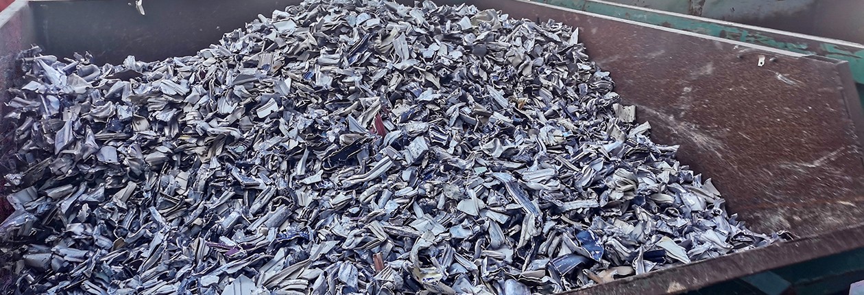 铝废料处理后