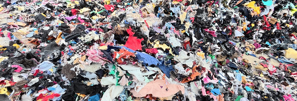 废旧纺织品处理后