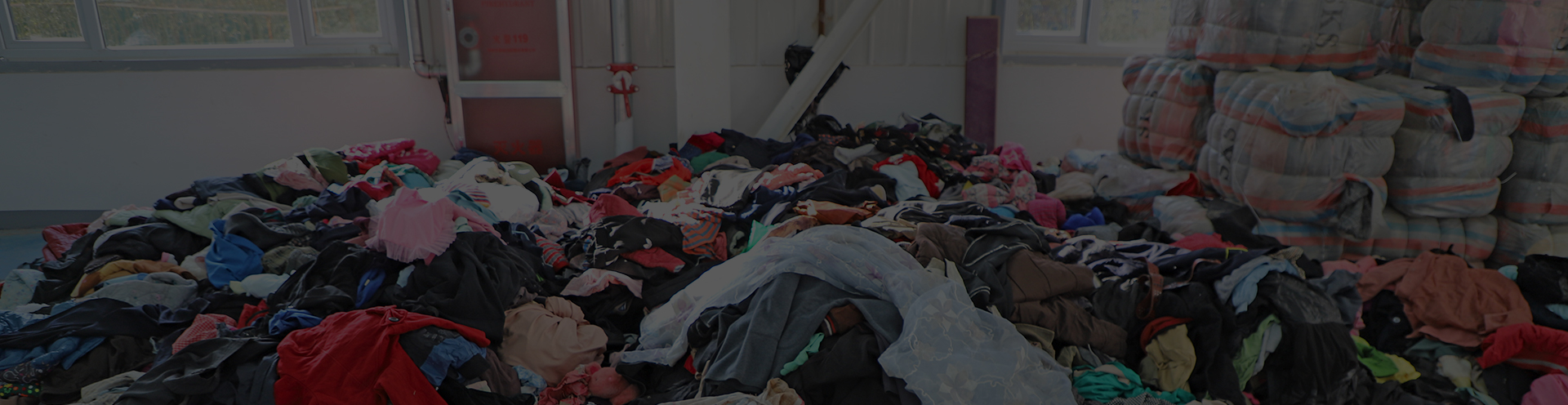 废旧纺织品破碎