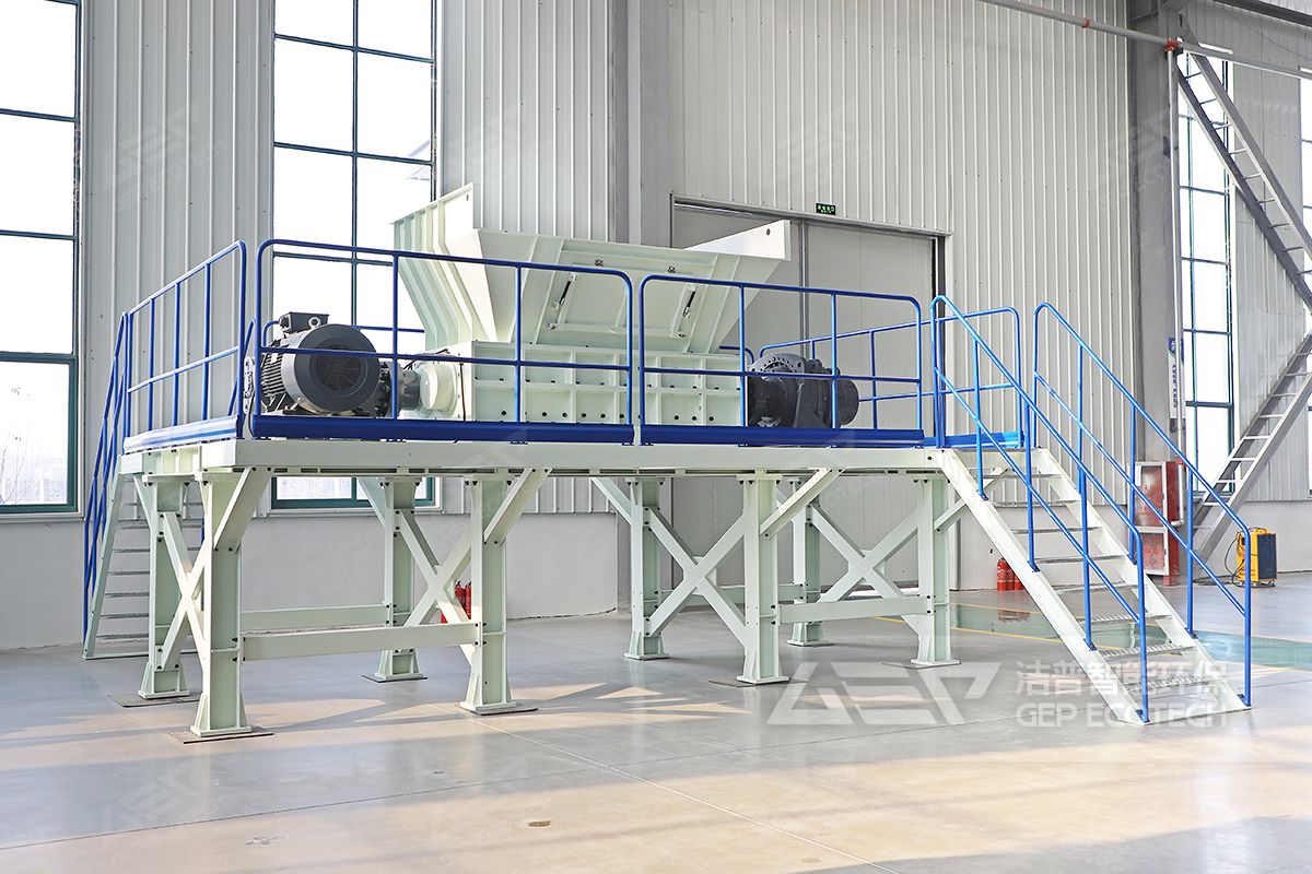 双轴大件垃圾撕碎机