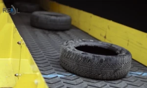 废旧轮胎热解工艺流程