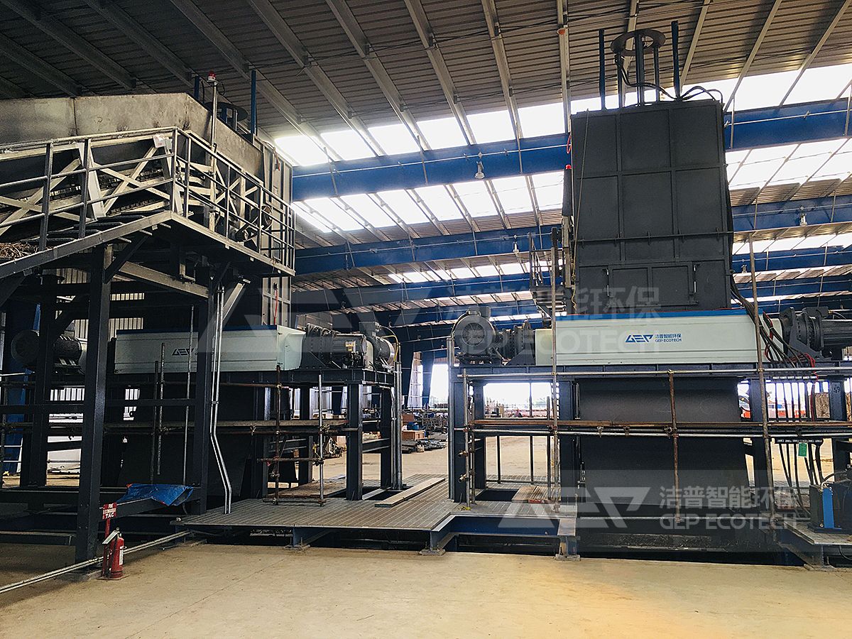 双轴生物质细碎机