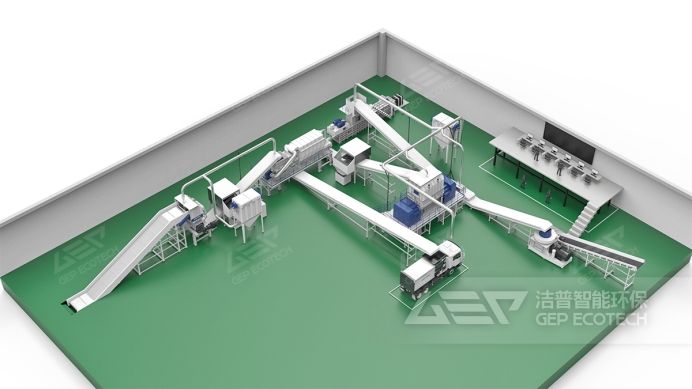 水泥窑协同处置工艺流程1