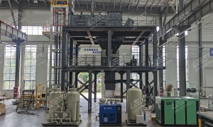 智能楼式危废破碎系统安装与试机