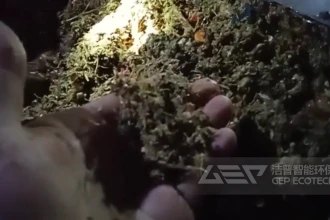 为黑水虻（BSF）项目设计的有机垃圾预处理生产线