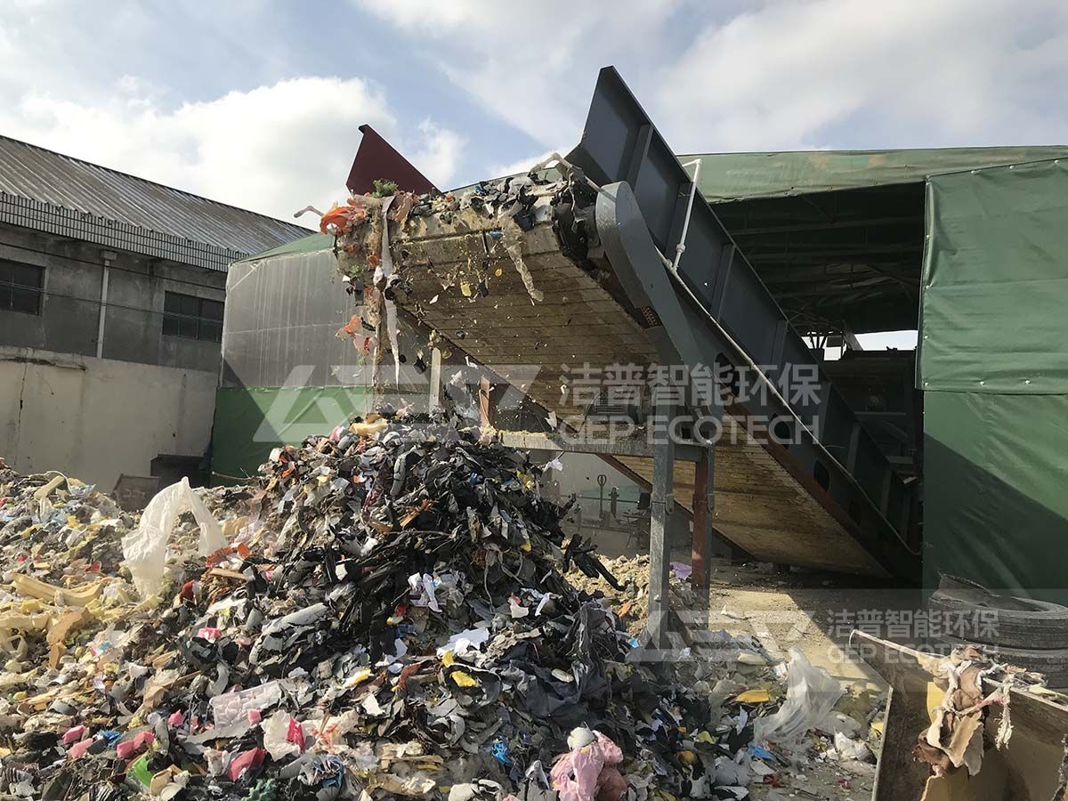 破碎后成品现场