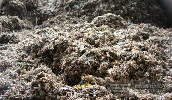 废纸制浆尾渣处理设备，废纸制浆尾渣处理方法