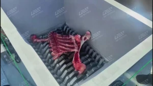牛羊骨皮专用双轴撕碎机，无害化处置好帮手