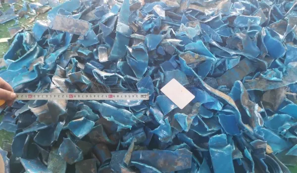 蓝色塑料桶/大蓝桶破碎生产线