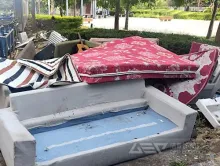 旧沙发床垫破碎与资源化利用方案