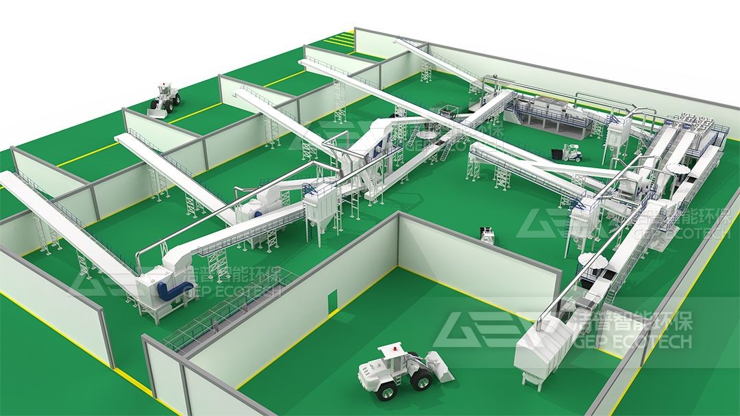 装修垃圾处理工艺流程图